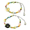 Charm Bracelets Glass Bracelet For Women Color Beaded Bohemia Jewelry Accesories Gifts Decorations