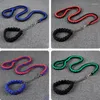 Dog Collars Traction Rope Eight-strand Braided Walking Medium And Large Adjustable Collar P Chain Pet