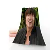 Handduk anpassad lee min ho bad tvättduk hem textil resor hand ansikte microfiber tyg badrum handdukar storlek 35x75 cm