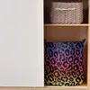 Laundry Bags Leopard Animal Skin Gradient Foldable Basket Kid Toy Storage Waterproof Room Dirty Clothing Organizer