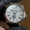 Наручительные часы Farasute Men Automatic Watch 40 -мм роскошные механические наручные часы Ультратонкие сапфировые эмалевые набор Hangzhou 5000 Небольшой ротор дракон