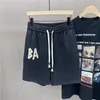 Haikyuu Shorts Summer Fashion Mens Shorts Paris Designer Balarge Shorts shorts de créateurs Shorts Balenciigas Lettre imprimée lâche décontractée élastique pantalon