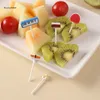 Couverts jetables 11Ua Coupte de collation mignonne Food Food Fruit Fruit pour décorations de fête 3 styles Choisissez