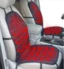Couvre-siège d'auto 12V Couvre-coussin chauffé chaise de massage électrique accessoires d'hiver chauds chauffant rapidement cartylat19961093