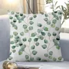 Kissen Easy Wartungsabdeckung Stylish Plant Blattdruck Kissenbezug Set für Stuhlsofa Dekor Nicht verblüfft