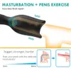 Nya 12 lägen penis fördröjning tränare manlig masturbator vibrator automatisk muntlig klimax sexig glans stimulerar massager leksaker för män