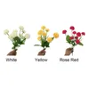 Decorative Flowers Realistic Artificial Flower Daily DIY Simulation Party Home Decor Living Room 9 Heads Po Prop Silk Cloth Fake