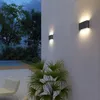 LED Wodoodporne na zewnątrz Wodoodporne IP65 Ściana weranda ogrodowa lampa ścienna wewnętrzna domowe dekoracje do sypialni salon dekoracja oświetlenia 240408