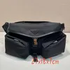 10a hochwertige 2VH175 Umhängetasche Nylon Cowhide Messenger Bags Klassische Taschen Designer Crossbody Tasche Luxusumbetaschen Frauen Männer Glitzer -Armband PRD PRD