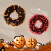 Party Decoration Door Hanging Decorations Four-color Add A Touch Of Mystery Creating Festive Atmosphere Create Ghostly Wreath 160g