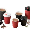 Tass jetables Paies 500pcs Papier de café Boissons