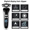 Rasoir électrique 4d pour hommes Hair Electric Clipper USB RECHARGAGE STRACEAURE CHEUR COURTER COURTER POUR MEN Razor adulte 240409