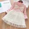 Abiti per ragazze abiti da festa di compleanno per bambini bambini a maniche lunghe Tuttu principessa adorabile concorso elegante abito estivo costumi