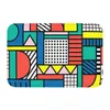 Mattor Anti-Slip Rug Doormat Bath Mat Memphis Color Block Golvmatta Välkommen Dekor