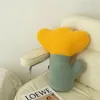 Cuscino in stile nordico fiore peluche tulipico divano creativo decorazione getta per bambini girly regali di compleanno