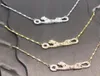 Европа Америка Стиль моды Женская леди латун с золотым ожерельем с полным алмазом леопардовой подвеской 3 Color6594052