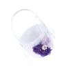 Fiori decorativi 1pcs Flower Girl Girl Bride Basket Matrimony Elaborations Rose Petals Holder Ceremony Party per