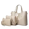 Bag 3 Pcs/Sets Women Handbag Messenger Purse High Quality Pu Leather Shoulder Tote Bags Ladies Printing Handbags