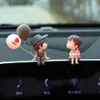 New Car Decoration Cute Cartoon Couples Action Figure Figurines Balloon Ornament Auto Interior Dashboard Accessories for Girls Gifts