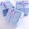 Gift Wrap Christmas Jelwery Decoration Box Mini Multi-color Bowknot Boxes Jewelry Storage Cases Packaging Simple Creative