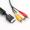 Cables 20Pcs 1.8M Audio Video AV Cable Cord Wire To 3 RCA TV Lead For PS2 PS3 for Playstation 2 3 Console