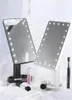 Réglable 1622 LEDS MIRMOR MADEUR ÉCLAIRATION ÉCRAN TOUCHE VANIFICATION PORTABLE Vanité Tablette Miroir Cosmetic Mirror Tool1916311