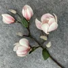 Fiori decorativi 70 cm Magnolia artificiale decorazione per matrimoni Feel Flower Art Silk
