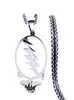 Afawa Grateful Dead Skull roestvrijstalen ketting ketting voor herenvrouwen zilveren kleur ketting sieraden cadenas mujer N4206S034106040