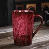 Tee -Sets kiln gebackene Keramik persönlicher japanischer Haushalt minimalistische Tasse Paar Wassermilch Kaffeetasse Teetasse