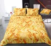 Conjuntos de roupas de cama 3D Tampa de edredão de chip de hambúrguer imprimida Conjunto de estilo de estilo de estilo de estilo de estilo gourmet Delicious Fast Food para crianças engraçadas