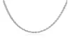 Top Plated sterling silver necklace 4MM men ed Rope chains 16 18 20 22 24 inches DHSN067 925 silver plate Necklaces jewel5052605