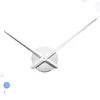 Wall Clocks Cross Stitch Clock DIY Metal Repair Movement Hands Operated Mechanism For Home Shop Without Silver