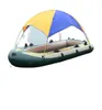 24 personnes Boat gonflable Kayak Rowing Boat auvent Antiuv Sun Shade Shelter Pain Raind Fishing Tent 2946605