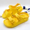 Summer Sandals Boys and Girls Casual Lightweight EVA Slippers Non Slip Soft Soles Trend Baby Toddler shoes 240402