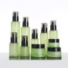 Opslagflessen 30 ml glazen reisfles cosmetische groene matte lotion/spray
