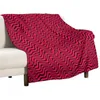 ブランケットPewdiepie Red and Black Throw Blankevet Bedファッショナブルな高級デザイナー