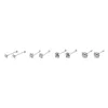 Nose Rings Studs 925 Sterling Sier Stud For Woman Round Trend Zircon Ring Body Piercing Jewelry Not Allergic Party Gift 210507 Drop De Dh4Si