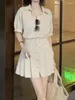 Sukienki imprezowe Summer Striped Shirt Sukienka V-dół Korea