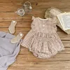 Shorts Milancel 2022 Summer Baby Clothing Setting Girller Girls Plaid Tee and Shorts 2 PCs Meninas