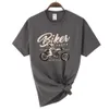 Ciclo della comunità motociclistica retrò vintage maglietta nera Motobike Fantastico moda Nuove magliette Mother Day Cotton Streetwear Tshirt