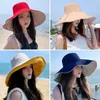 Beretti Cappello a doppia faccia prima Spring Summer BRIM BRIM Fisherman Cap Anti-UV Portable Women Men