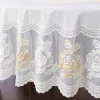 Oval Tablecloth Waterproof Anti-scalding Anti-oil Anti-slip Plastic Household Table covers