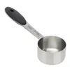 Coffee Scoops Scoop 1/8 Cup Stainless Steel Wide Application Measuring Convenient 30ml Round Design For Cafe Kitchen