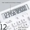 Calculadoras Contabilidade Financeira Modelo de Voz Especial Calculadora 12Digit Escritório de desktop grande tecla de tela grande multifuncionalidade comercial