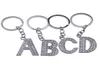 26PcsLot AZ 32quot Alloy Alphabet Letter Keyring Full Rhinestone Key Chain DIY Accessories5664884