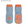 Kids Socks 3 pieces of 0 to 5 Yrs cotton childrens non slip socks suitable for boys and girls low cut flooring childrens socks with rubber all season new socks Q240413