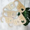 Décoration de fête 7 PCS Baby Closet Dividers Labels de garde-robe pour les vêtements pour nourrissons Douche Cadeau en bois Nursery Decor Signs Organisation