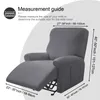 Cubiertas de silla Sofá Represidente reclinable Protector reclinable Elástico Relájate Relajado Libra de chicas perezosas para sala de estar 1 Sazador