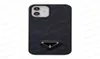 Top -Mobiltelefonhüllen für iPhone 13 12 11 Pro Max X X X XR 8 7 Plus Leder Back Shell Case Triangle Label Smartphone Cover29086245