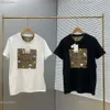 Camiseta de grife luxur masculina camiseta criativa de xadrez impressão de xadrez de alta qualidade fios duplos de algodão puro treinadores curtos Trechas de camiseta masculina camiseta casal de manga curta